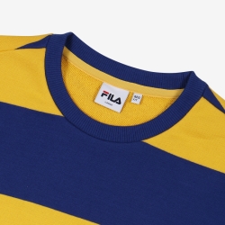 Fila Color Stripe - Miesten Hoodie - Keltainen | FI-85227